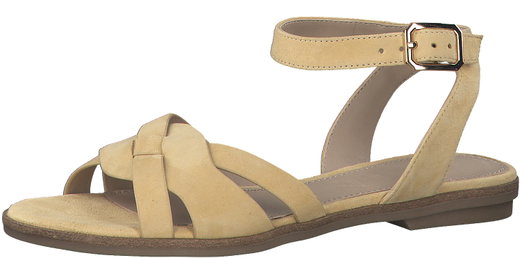s.Oliver Ledersandale 5-28100-28-512 mit Soft Foam beige Damen